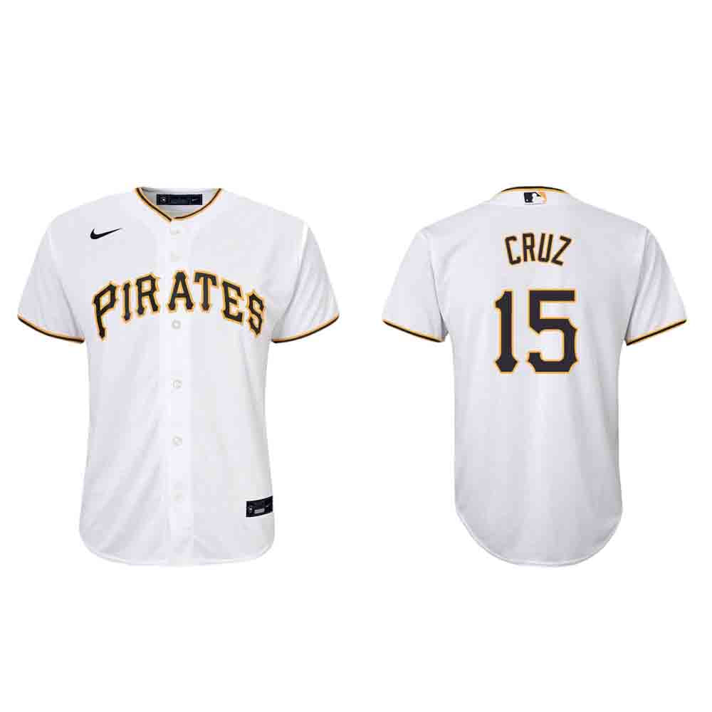 Youth Pittsburgh Pirates Oneil Cruz Cool Base Replica Home Jersey - White