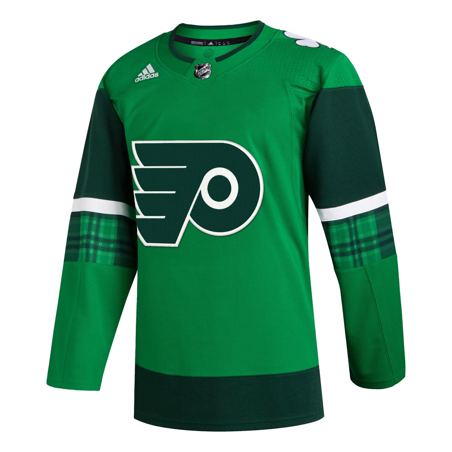 Philadelphia Flyers adidas 2023 St. Patrick's Day Primegreen Authentic Jersey - Kelly Green