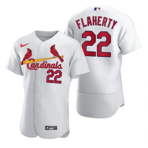Youth St. Louis Cardinals Jack Flaherty Cool Base Replica Jersey White