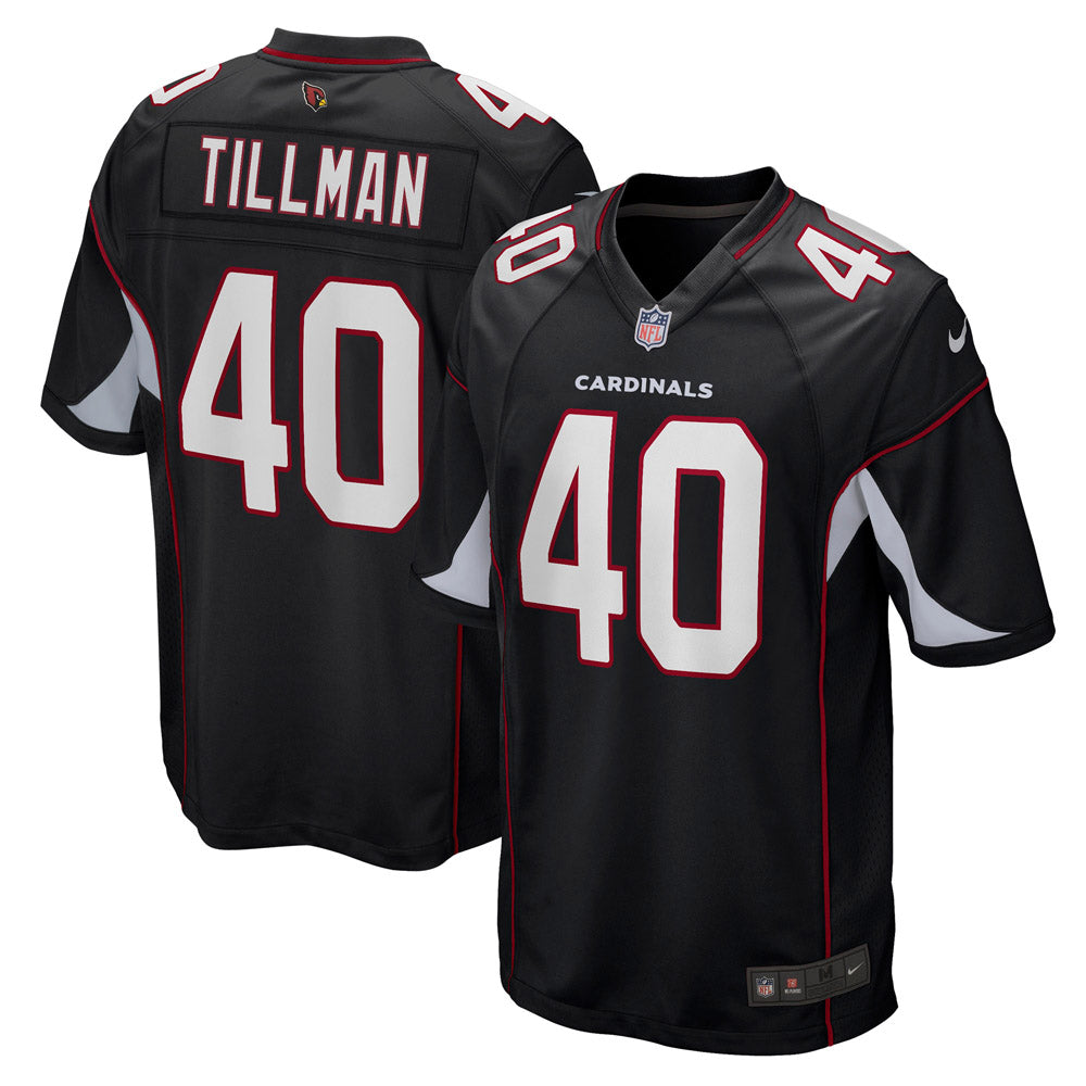 Men's Arizona Cardinals Pat Tillman Retired Player Alternate Game Jersey Black